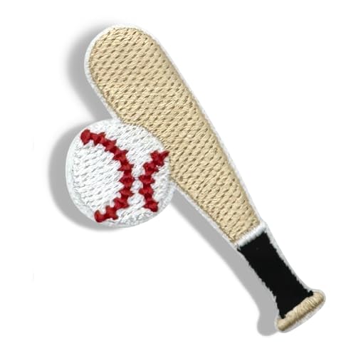 Baseball-Patch, selbstklebend, bestickt, dekorative Flicken zum Abdecken von Löchern, Stoff für Daunenjacke, Zelt, Kleidung, Taschen, Abzeichen, Kissen, T-Shirt, Tasse, Hut, Handyhülle, Kleidung, 8 von XIANZHONG