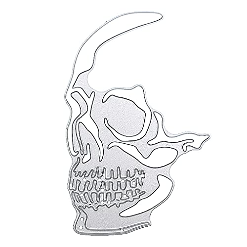 XIANZI Halloween Skelett Metall Stanzformen Schablone DIY Scrapbooking Album Papier Karte Vorlage Form Prägung Dekoration von XIANZI