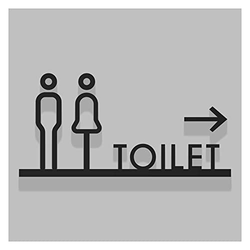 XIAOGYYE 3D-Toilettenpfeile Für Männer Und Frauen – Wegweiser Für Flure, Rechter Pfeil, Stereo-Acryl-Symbol, Schwarz/C/22 * 10.5Cm XIAOGYYE 3D-Toilettenpfeile Für Männer Und Frauen – Wegweiser Für Flure, Rechter Pfeil, Stereo-Acryl-Symbol, Schwarz/C/22 * 10.5Cm von XIAOGYYE