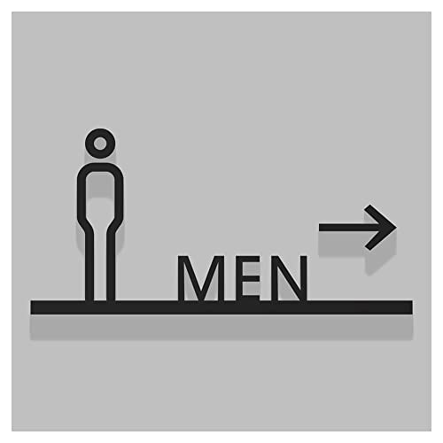 XIAOGYYE 3D-Toilettenpfeile Für Männer Und Frauen – Wegweiser Für Flure, Rechter Pfeil, Stereo-Acryl-Symbol, Schwarz/C1/22 * 10.5Cm XIAOGYYE 3D-Toilettenpfeile Für Männer Und Frauen – Wegweiser Für Flure, Rechter Pfeil, Stereo-Acryl-Symbol, Schwarz/C1/22 * 10.5Cm von XIAOGYYE
