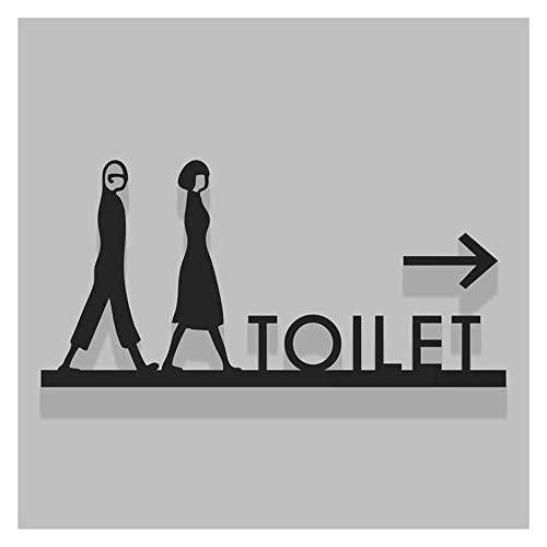 XIAOGYYE 3D-Toilettenpfeile Für Männer Und Frauen – Wegweiser Für Flure, Rechter Pfeil, Stereo-Acryl-Symbol, Schwarz/a/30 * 14.6Cm XIAOGYYE 3D-Toilettenpfeile Für Männer Und Frauen – Wegweiser Für Flure, Rechter Pfeil, Stereo-Acryl-Symbol, Schwarz/a/30 * 14.6Cm von XIAOGYYE