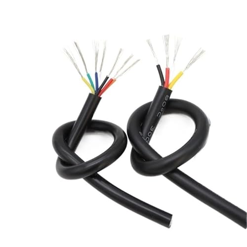 XIAOGYYE 5 M Ul2464, 30, 28, 26, 24, 22, 20 Awg, Ummanteltes Kabel,Okabel, 2, 3, 4, 5, 6, 7, 8, 9, 10-Adrig, Pvc-Isoliertes Kupfer-Stromkabel/Black 28Awg/4 Cores XIAOGYYE 5 M Ul2464, 30, 28, 26, 24, 22, 20 Awg, Ummanteltes Kabel,Okabel, 2, 3, 4, 5, 6, 7, 8, 9, 10-Adrig, Pvc-Isoliertes Kupfer-Stromkabel/Black 28Awg/4 Cores von XIAOGYYE