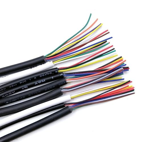 XIAOGYYE 5M Ummanteltes Drahtkabel 22 Awg Kupfersignalkabel 2 3 4 5 6 7 8 10 Kern Weiches Elektronischesokabel Ul2464/Black 22Awg/7Cores XIAOGYYE 5M Ummanteltes Drahtkabel 22 Awg Kupfersignalkabel 2 3 4 5 6 7 8 10 Kern Weiches Elektronischesokabel Ul2464/Black 22Awg/7Cores von XIAOGYYE