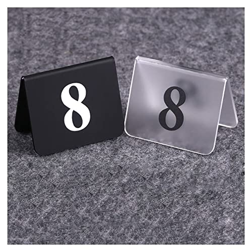 XIAOGYYE Acryl-Nummernschild Für Zelttische, 1–50/100, Fast-Food-Restaurant-Nummernschild, Sitzplatzschild, Doppelseitiges Digitales Nummernschild/Clear Frosted Stereo/1-50 XIAOGYYE Acryl-Nummernschild Für Zelttische, 1–50/100, Fast-Food-Restaurant-Nummernschild, Sitzplatzschild, Doppelseitiges Digitales Nummernschild/Clear Frosted Stereo/1-50 von XIAOGYYE