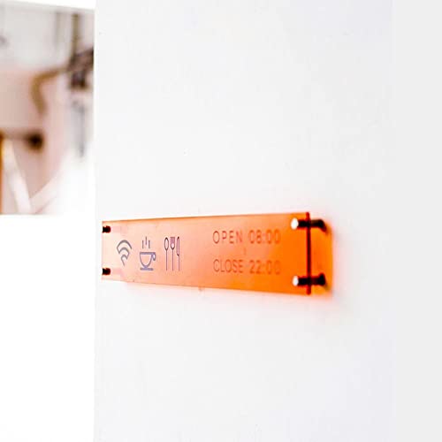 XIAOGYYE Farbiges Acrylschild, Dreidimensionales Türschild Mit Erinnerungsfunktion Für Geschäfte, Öffnungszeiten, Toilettenschild/B XIAOGYYE Farbiges Acrylschild, Dreidimensionales Türschild Mit Erinnerungsfunktion Für Geschäfte, Öffnungszeiten, Toilettenschild/B von XIAOGYYE