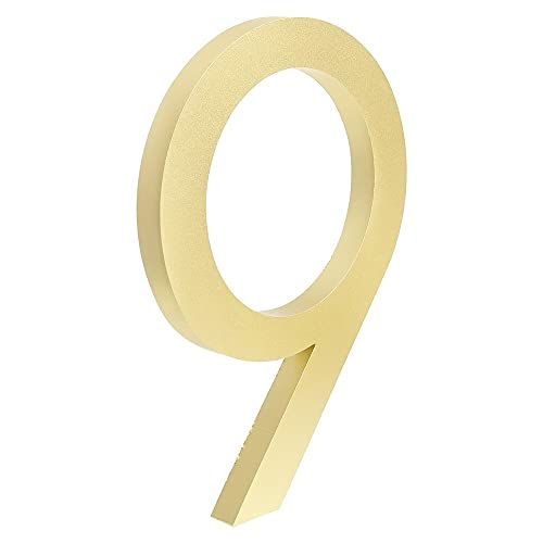XIAOGYYE Große, Schwebende Hausnummer,Den, 10/15 Cm, Moderne Gebäudebeschilderung, Türnummern Für Den Außenbereich, Adressschild/15Cm/9 XIAOGYYE Große, Schwebende Hausnummer,Den, 10/15 Cm, Moderne Gebäudebeschilderung, Türnummern Für Den Außenbereich, Adressschild/15Cm/9 von XIAOGYYE