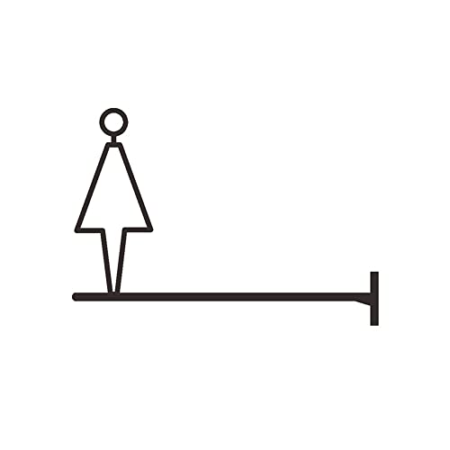 XIAOGYYE Seitlich Hängendes Wc-Türschild Aus Metall, 20,7 X 32 Cm, Schild Für Herren- Und Damentoiletten, Hotelbadezimmerbeschilderung, Toilettenbeschilderung, Logo Für Öffentliche Toiletten, Wegweise XIAOGYYE Seitlich Hängendes Wc-Türschild Aus Metall, 20,7 X 32 Cm, Schild Für Herren- Und Damentoiletten, Hotelbadezimmerbeschilderung, Toilettenbeschilderung, Logo Für Öffentliche Toiletten, Wegweise von XIAOGYYE