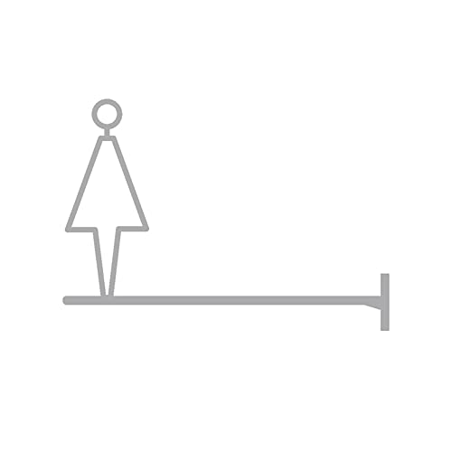 XIAOGYYE Seitlich Hängendes Wc-Türschild Aus Metall, 20,7 X 32 Cm, Schild Für Herren- Und Damentoiletten, Hotelbadezimmerbeschilderung, Toilettenbeschilderung, Logo Für Öffentliche Toiletten, Wegweise XIAOGYYE Seitlich Hängendes Wc-Türschild Aus Metall, 20,7 X 32 Cm, Schild Für Herren- Und Damentoiletten, Hotelbadezimmerbeschilderung, Toilettenbeschilderung, Logo Für Öffentliche Toiletten, Wegweise von XIAOGYYE