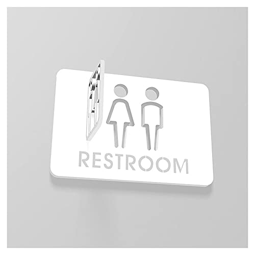 XIAOGYYE Toiletten-Sanitärschilder Aus Acryl, Herren Toilettentürschild Für Damentoiletten, Personalisierbar, 18 X 12 Cm/25 X 15 cm/White/25 * 15Cm XIAOGYYE Toiletten-Sanitärschilder Aus Acryl, Herren Toilettentürschild Für Damentoiletten, Personalisierbar, 18 X 12 Cm/25 X 15 cm/White/25 * 15Cm von XIAOGYYE