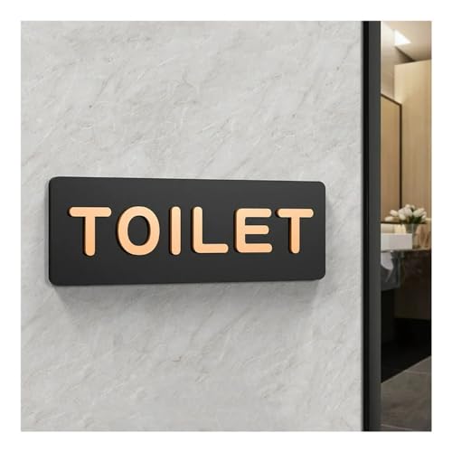 XIAOGYYE Toilettenbeschilderung, Toilettenschilder Für Männer Und Frauen, Toilettenführung In Öffentlichen Hotels, Acryl-Toilettenhinweisschild/G/24 * 8Cm XIAOGYYE Toilettenbeschilderung, Toilettenschilder Für Männer Und Frauen, Toilettenführung In Öffentlichen Hotels, Acryl-Toilettenhinweisschild/G/24 * 8Cm von XIAOGYYE
