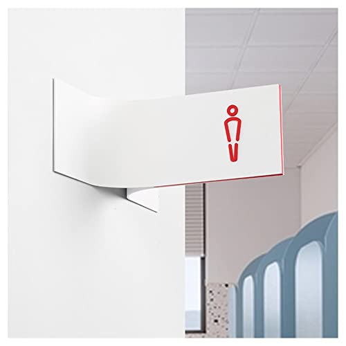 XIAOGYYE Toilettenschilder Aus Metall, Aluminium, 32 X 10 Cm, Herren Dreidimensionale Hausnummer Für Damentoiletten, Toiletten, Tür, Seitlich Hängendes Hinweisschild, Einkaufswegweiser/Men XIAOGYYE Toilettenschilder Aus Metall, Aluminium, 32 X 10 Cm, Herren Dreidimensionale Hausnummer Für Damentoiletten, Toiletten, Tür, Seitlich Hängendes Hinweisschild, Einkaufswegweiser/Men von XIAOGYYE