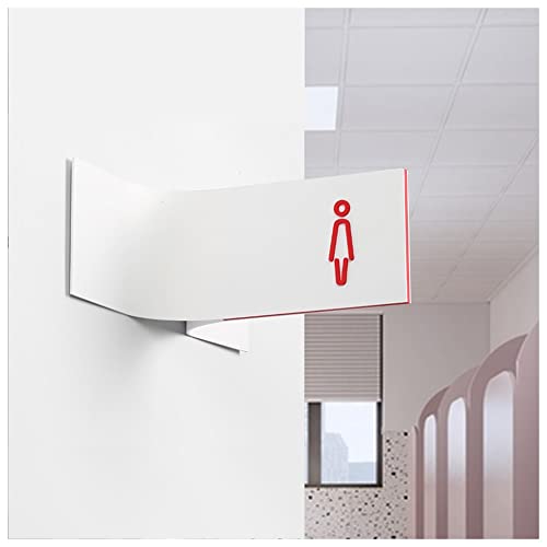 XIAOGYYE Toilettenschilder Aus Metall, Aluminium, 32 X 10 Cm, Herren Dreidimensionale Hausnummer Für Damentoiletten, Toiletten, Tür, Seitlich Hängendes Hinweisschild, Einkaufswegweiser/Women XIAOGYYE Toilettenschilder Aus Metall, Aluminium, 32 X 10 Cm, Herren Dreidimensionale Hausnummer Für Damentoiletten, Toiletten, Tür, Seitlich Hängendes Hinweisschild, Einkaufswegweiser/Women von XIAOGYYE