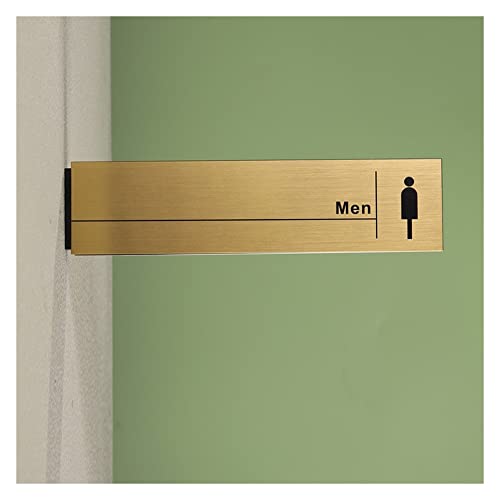 XIAOGYYE Toilettenschilder Für Männer Und Frauen (32 X 8 Cm), Wand-Türschild, Toiletten-Leitplan/32 * 8Cm/Men von XIAOGYYE