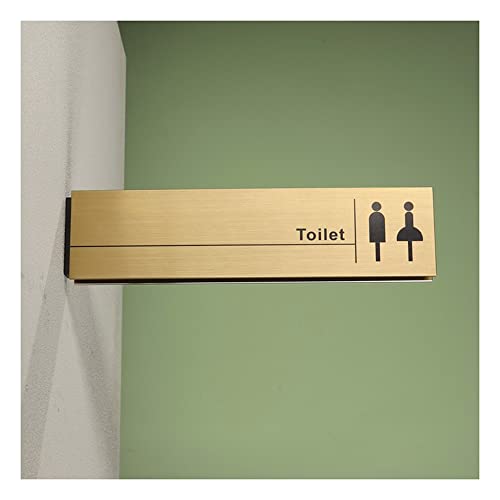 XIAOGYYE Toilettenschilder Für Männer Und Frauen (32 X 8 Cm), Wand-Türschild, Toiletten-Leitplan/32 * 8Cm/Toilet von XIAOGYYE