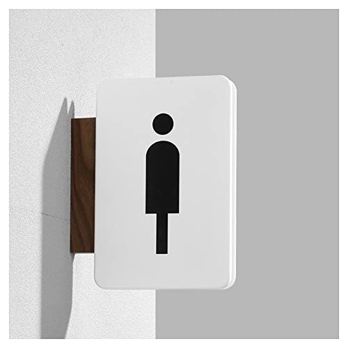 XIAOGYYE Toilettenschilder Für Männer Und Frauen (35 X 27,5 Cm), Seitlich Angebracht, Vertikal, Doppelseitig/Women's von XIAOGYYE