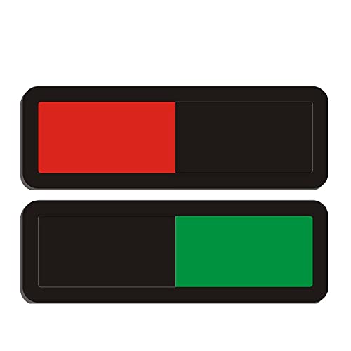 XIAOGYYE Toilettenstatusschild „Besetzt/Unbesetzt“, Schild „Frei/Besetzt“, Schiebetüranzeige Zeigt An, Ob Ein Raum Frei Oder Besetzt Ist/Black/20 * 6.8Cm XIAOGYYE Toilettenstatusschild „Besetzt/Unbesetzt“, Schild „Frei/Besetzt“, Schiebetüranzeige Zeigt An, Ob Ein Raum Frei Oder Besetzt Ist/Black/20 * 6.8Cm von XIAOGYYE