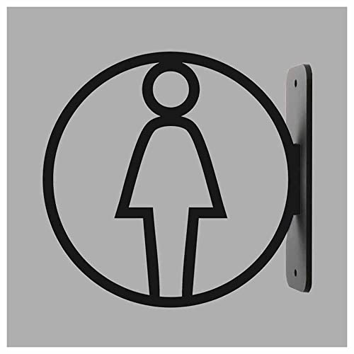 XIAOGYYE Toilettentürnummer, Toilettenschild, 18 cm H X 20 cm B – 3D-Hohlraum-Toilettenschilder Für Männer Und Frauen/B XIAOGYYE Toilettentürnummer, Toilettenschild, 18 cm H X 20 cm B – 3D-Hohlraum-Toilettenschilder Für Männer Und Frauen/B von XIAOGYYE