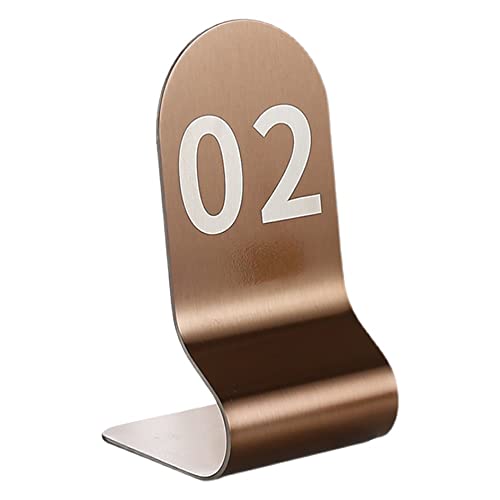 XIAOGYYE Vertikale Esstischnummern Aus Edelstahl, Tischnummernschild – „Sitzplatz Bleiben“,Ellschild, Esstischschild 1–10/50/100/Brass/1-100 XIAOGYYE Vertikale Esstischnummern Aus Edelstahl, Tischnummernschild – „Sitzplatz Bleiben“,Ellschild, Esstischschild 1–10/50/100/Brass/1-100 von XIAOGYYE