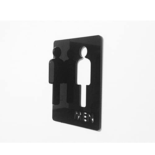 XIAOGYYE Wegweiser Für Flure, Projizierbare Toilettenschilder – Doppelseitiges Flurschild, 3D-Stereo-Wc-Hinweis/Men 15 * 20Cm XIAOGYYE Wegweiser Für Flure, Projizierbare Toilettenschilder – Doppelseitiges Flurschild, 3D-Stereo-Wc-Hinweis/Men 15 * 20Cm von XIAOGYYE