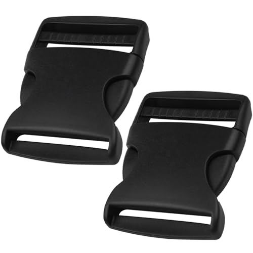 XIAOJING0 2 Stück 50 mm Steckschnallen für Breite Gurtbänder,Schnellverschluss Schnallen Ersatz Steckverschluss Reparatur,Rucksack Gurtschnalle,Steckschließe Verstellbare Kunststoff Clips,Kein Nähen XIAOJING0 2 Stück 50 mm Steckschnallen für Breite Gurtbänder,Schnellverschluss Schnallen Ersatz Steckverschluss Reparatur,Rucksack Gurtschnalle,Steckschließe Verstellbare Kunststoff Clips,Kein Nähen von XIAOJING0