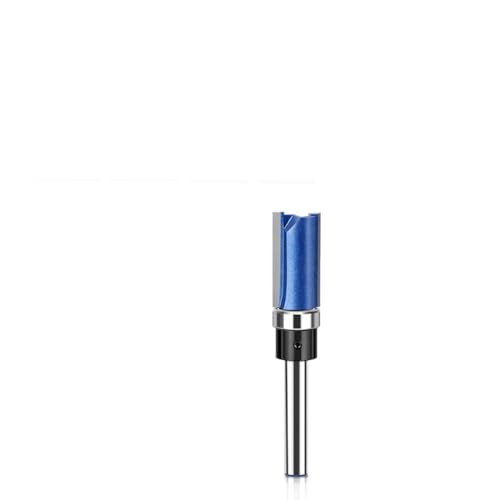 1–4 Stück 1/4-Zoll-Schaft, professioneller Holzbearbeitungsfräser, gerader Fräser mit Lager, 90-Grad-V-Schlitz, runder Boden(Cove 6.35x9.52mm) von XIAONIYI