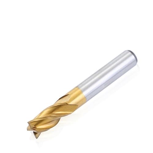1 Stück 1,5–10 mm Titanbeschichteter HSS-Spiralbohrer mit vier Flöten HRC63 CNC-Bohrer Schaftfräser for Schneiden von Holz und Stahl(1.5mm) von XIAONIYI