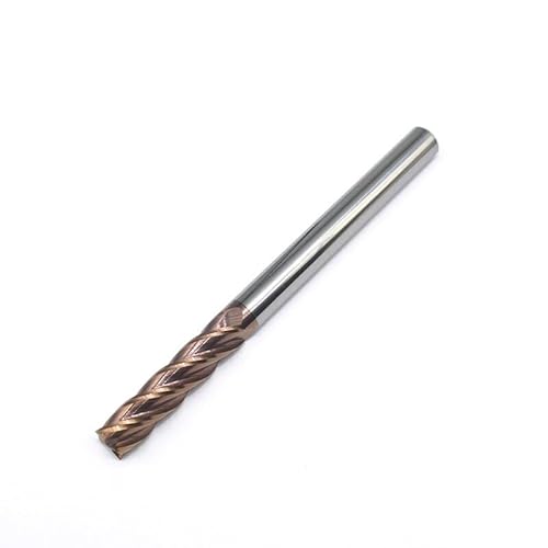 1pc 55 Hartmetall 4 Flöten Schaftfräser Fräser Legierung Beschichtung Wolfram Stahl Schaftfräser Schneiden Werkzeug CNC Bearbeitung(3X4DX50L-4F) von XIAONIYI