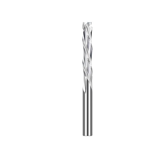 CNC-Fräser, 3 Flöten, Auf-/Ab-Schnitt, Hartmetall-Schaftfräser, 3,175–12 mm Schaft, Kompressionsfräser for das Schneiden von Metall und Aluminium(8x8x42x90) von XIAONIYI