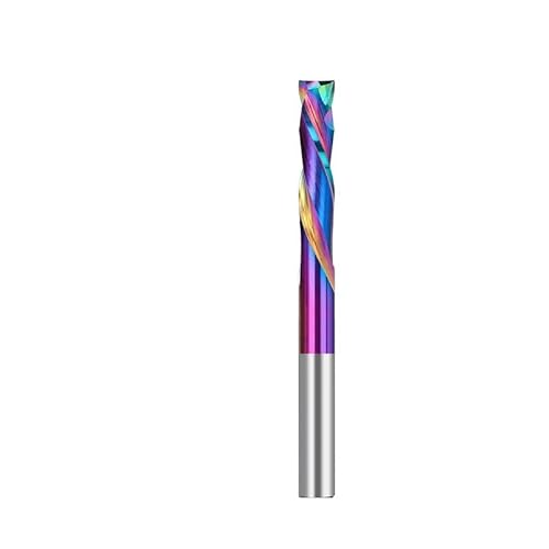 Kompression Fräsen Bit Zwei Flöten UP Und DOWN Cutter 3,175-10mm Hartmetall-schaftfräser for Holz Fräsen Werkzeug CNC Router Bit(10x10x45x95mm) von XIAONIYI