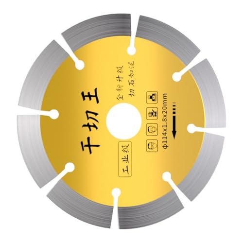 114/115mm Fliesen Schneidscheibenschneidklinge Für Präzise Schleifgranite Universalkompatibilität Mit Abgewinkelten Mahlen Schneller Klinge 114/115mm Fliesen Schneidscheibenschneidklinge Für Präzise Schleifgranite Universalkompatibilität Mit Abgewinkelten Mahlen Schneller Klinge von XIAOQENAN