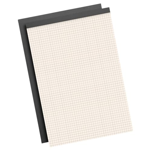 A 4 Quads, liniertes Grafikpapier, Notizbuch, Mathematikpapier, 80 Blatt von XIAOQENAN