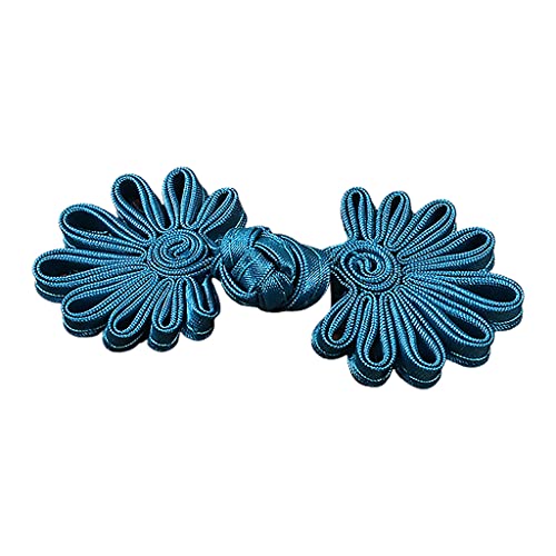 Chinesische Blumenform für Froschknopf, traditionelles chinesisches Handwerkszubehör, Zopfstrick, für Froschknopf, Knoten, F von XIAOQENAN