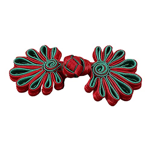 Chinesische Blumenform für Froschknopf, traditionelles chinesisches Handwerkszubehör, Zopfstrick, für Froschknopf, Knoten, F von XIAOQENAN