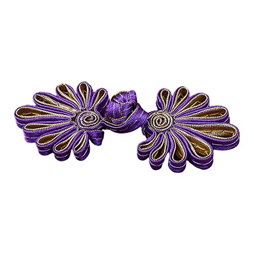 Chinesische Blumenform für Froschknopf, traditionelles chinesisches Handwerkszubehör, Zopfstrick, für Froschknopf, Knoten, F Chinesische Blumenform für Froschknopf, traditionelles chinesisches Handwerkszubehör, Zopfstrick, für Froschknopf, Knoten, F von XIAOQENAN