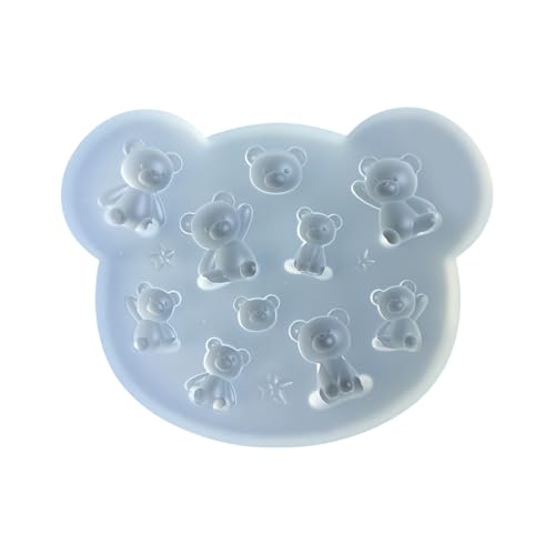 Einfach zu verwendende praktische Epoxidharz-Form, kleiner Bär, Zubehör, Schmuck, Charm-Herstellung Einfach zu verwendende praktische Epoxidharz-Form, kleiner Bär, Zubehör, Schmuck, Charm-Herstellung von XIAOQENAN