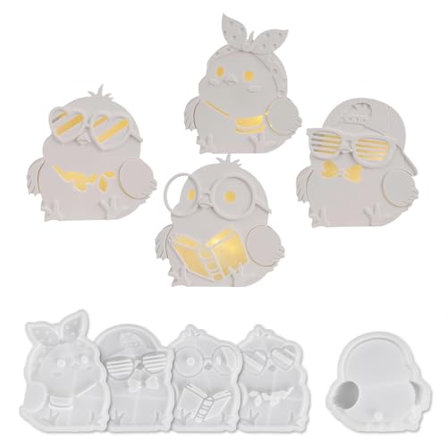 Einzigartige Designs Eierform Flexible Silikonmaterialien Für Epoxidharz Schmuckplatten Kerzenhalter Haus Aufbewahrung Handwerk Bl Ealight Form von XIAOQENAN