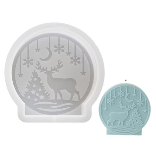 Flexible Handwerksformen Projektformen Weihnachtserie Schmuckmake Formen Silikonfiguren Silikon Textur Ornamente von XIAOQENAN