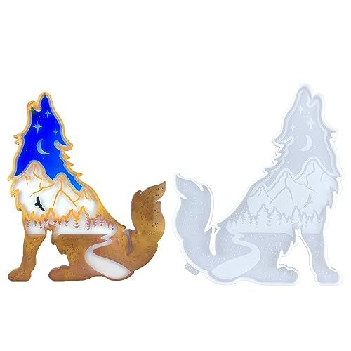 Glänzende Silikonform, Bär, Wolf, Wandmontage, Valentinstag, Stereo, Ornamente, Anhänger, Epoxidharz, Bastelformen Glänzende Silikonform, Bär, Wolf, Wandmontage, Valentinstag, Stereo, Ornamente, Anhänger, Epoxidharz, Bastelformen von XIAOQENAN