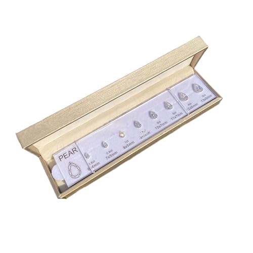 Juweliergeschäft Essentielle Stilvolle Kubische Zirkonia Gemstones Karat Und Ringe Größen Vergleich Chart Tägliche Freizeit Verwendung Ringe Größendiagramm von XIAOQENAN