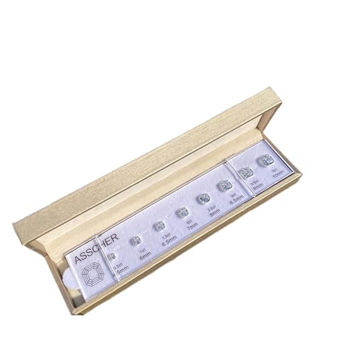 Juweliergeschäft Essentielle Stilvolle Kubische Zirkonia Gemstones Karat Und Ringe Größen Vergleich Chart Tägliche Freizeit Verwendung Ringe Größendiagramm von XIAOQENAN