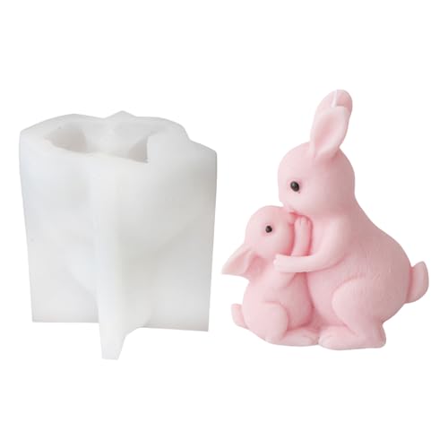 Kaninchen Silikonformen Für Kerzenherstellung Silikon Eabbits Ornament Form Für Zeigen Dekoration Und Kerzenherstellung Zu Hause Dekore Schimmel von XIAOQENAN