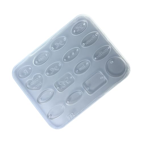 Kreative Silikonform für geometrische Formen, Anhänger, Schlüsselanhänger, Verzierungen, Schmuck und Schlüsselanhänger-Zubehör von XIAOQENAN