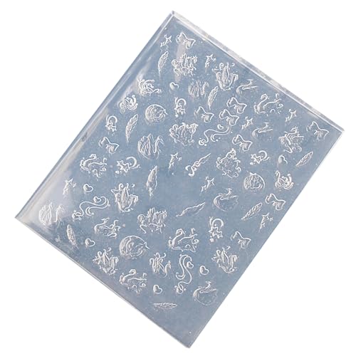 Künstlerische Silikonnägel Briefmarkenform Für Handwerk Dimensional Kraniche Muster Nägel Kunstkreation Schmuckform Geformte Nagelkunst Silikonformen von XIAOQENAN