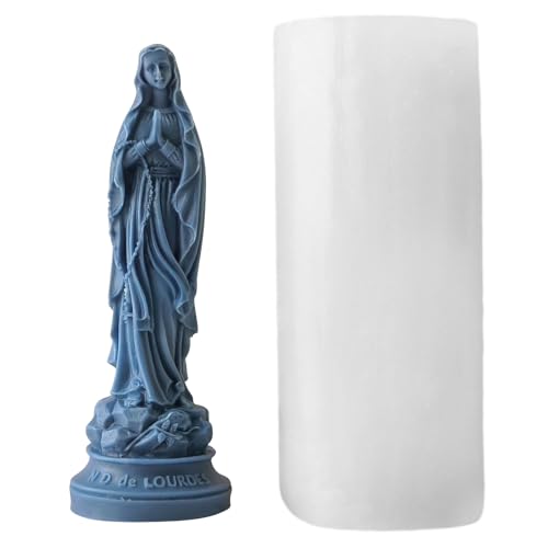 Schöne Jungfrau Marys Robuste Silikonform Hauszubehör Zur Erstellung Von Gipsharz Figur Dekorationen von XIAOQENAN