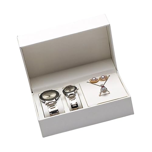 XIAOQENAN Multi Funktionale PU Leder Schmuckschatulle Flipping Verschluss Kompakte Organisatoren Für Ohrringe Armbänder Uhren Home Verwenden Tragbare Uhrenschmuckschachtel XIAOQENAN Multi Funktionale PU Leder Schmuckschatulle Flipping Verschluss Kompakte Organisatoren Für Ohrringe Armbänder Uhren Home Verwenden Tragbare Uhrenschmuckschachtel von XIAOQENAN