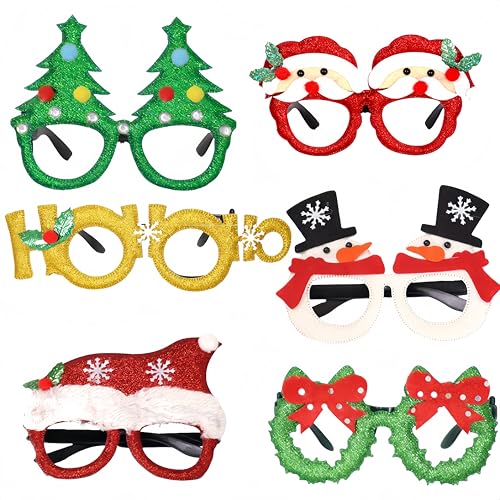 XIAOQIXI Weihnachtsfeier Neuheit Gläser 6er Set Kinder Party Dekoration Supplies XIAOQIXI Weihnachtsfeier Neuheit Gläser 6er Set Kinder Party Dekoration Supplies von XIAOQIXI