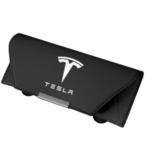 XIAOSAXIAODE Magnetisches Leder Brillenetui für Autosonnenblende, für Tesla Model X 2015 2016 2017 2018 2019 2020 2021 Fahrzeuge, Praktische Brillenbox mit Magnetverschluss, Leder Organizer,Black XIAOSAXIAODE Magnetisches Leder Brillenetui für Autosonnenblende, für Tesla Model X 2015 2016 2017 2018 2019 2020 2021 Fahrzeuge, Praktische Brillenbox mit Magnetverschluss, Leder Organizer,Black von XIAOSAXIAODE