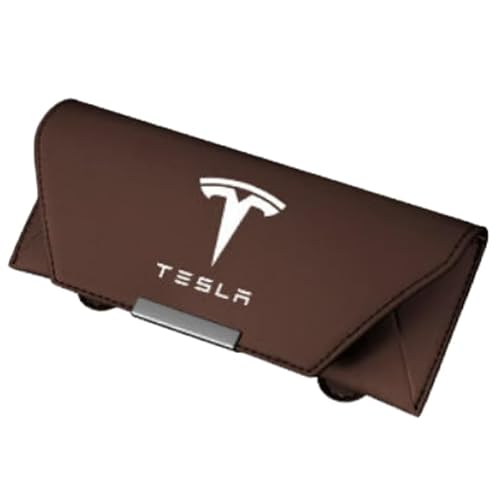 XIAOSAXIAODE Magnetisches Leder Brillenetui für Autosonnenblende, für Tesla Model X 2015 2016 2017 2018 2019 2020 2021 Fahrzeuge, Praktische Brillenbox mit Magnetverschluss, Leder Organizer,Brown XIAOSAXIAODE Magnetisches Leder Brillenetui für Autosonnenblende, für Tesla Model X 2015 2016 2017 2018 2019 2020 2021 Fahrzeuge, Praktische Brillenbox mit Magnetverschluss, Leder Organizer,Brown von XIAOSAXIAODE
