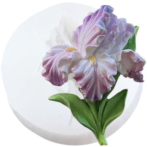 XIAOSHUI Irisblumen-Form Gießform für Kerzen, 3D-Blume, Silikon-Seifenform für die Herstellung von Kerzen, Harz, Säulen, Aromatherapie, Gipskerzen, Wachs, Ton XIAOSHUI Irisblumen-Form Gießform für Kerzen, 3D-Blume, Silikon-Seifenform für die Herstellung von Kerzen, Harz, Säulen, Aromatherapie, Gipskerzen, Wachs, Ton von XIAOSHUI