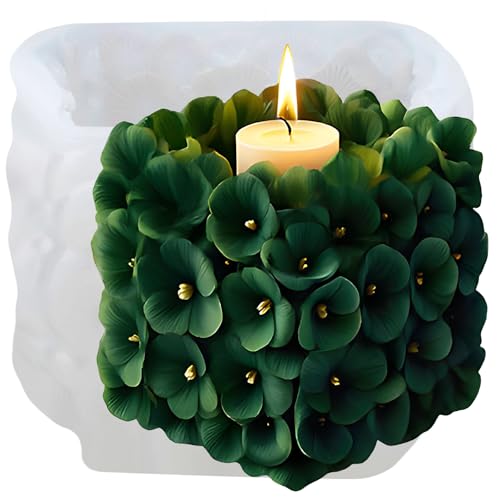 XIAOSHUI Quadratische Hortensienkerzenform, geometrische Blume, Kerzen, Silikonform, Hortensien, Blume, Kunstharz, Gießformen für Kerzenherstellung, Aromatherapie, Kerzen, Gips, Polymerton XIAOSHUI Quadratische Hortensienkerzenform, geometrische Blume, Kerzen, Silikonform, Hortensien, Blume, Kunstharz, Gießformen für Kerzenherstellung, Aromatherapie, Kerzen, Gips, Polymerton von XIAOSHUI